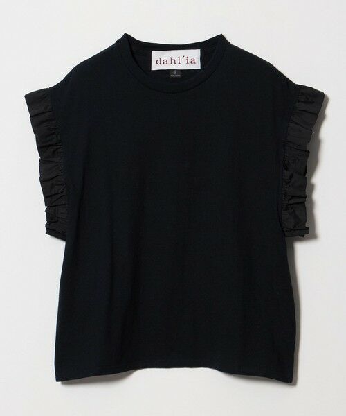 UNITED ARROWS / ユナイテッドアローズ Tシャツ | ＜dahl’ia＞フリル スリーブ Tシャツ | 詳細13