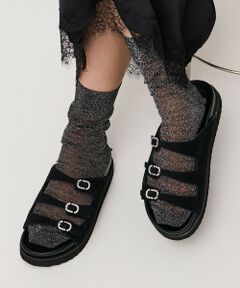 UNITED ARROWS / ユナイテッドアローズ サンダル | ビジュー 3ライン ミュール
