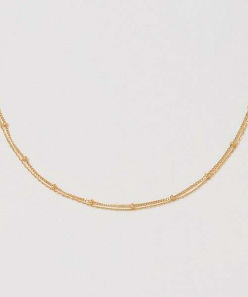 UNITED ARROWS / ユナイテッドアローズ ネックレス・ペンダント・チョーカー | ＜MARIHA＞S/R 2連 チェーンネックレス2（GOLD）