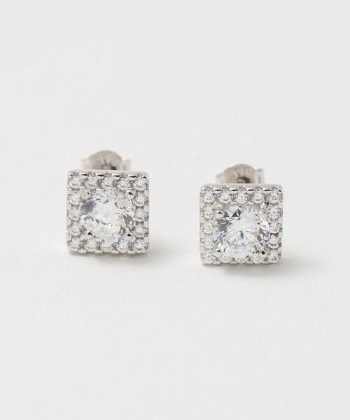 UNITED ARROWS / ユナイテッドアローズ ピアス・イヤリング | ＜les bonbon＞PRINCESS RND ピアス（SILVER）