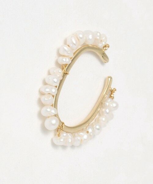 UNITED ARROWS / ユナイテッドアローズ ピアス・イヤリング | ＜les bonbon＞TRACE パール イヤーカフ | 詳細4