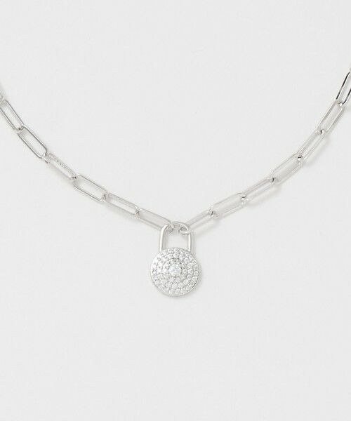 UNITED ARROWS / ユナイテッドアローズ ネックレス・ペンダント・チョーカー | ラウンド ロック パヴェ チェーン ネックレス（SILVER）