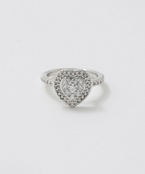 UNITED ARROWS / ユナイテッドアローズ リング | ハート パヴェ リング（SILVER）