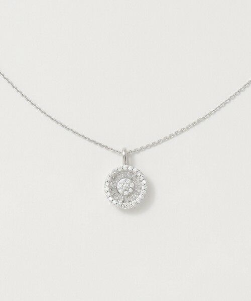 UNITED ARROWS / ユナイテッドアローズ ネックレス・ペンダント・チョーカー | ラウンド パヴェ ネックレス（SILVER）