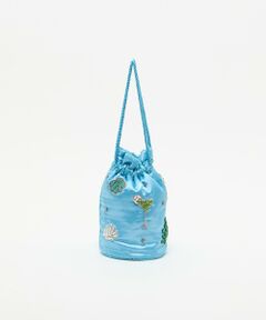 UNITED ARROWS / ユナイテッドアローズ ポーチ | エンブロイダリー モチーフ ポーチ