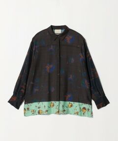 UNITED ARROWS / ユナイテッドアローズ シャツ・ブラウス | フラワー パネル プリント シャツ ‐ウォッシャブル‐