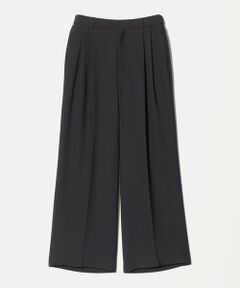 UNITED ARROWS / ユナイテッドアローズ スラックス・ドレスパンツ | ポリエステル 2タック ワイドパンツ ‐吸水速乾 帯電防止 接触冷感‐