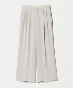 UNITED ARROWS / ユナイテッドアローズ スラックス・ドレスパンツ | ポリエステル 2タック ワイドパンツ ‐吸水速乾 帯電防止 接触冷感‐