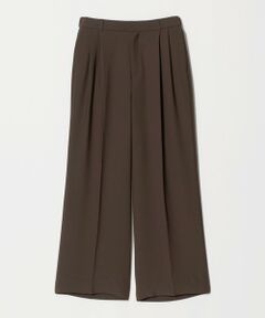 UNITED ARROWS / ユナイテッドアローズ スラックス・ドレスパンツ | ポリエステル 2タック ワイドパンツ ‐吸水速乾 帯電防止 接触冷感‐