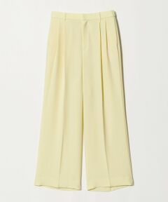 UNITED ARROWS / ユナイテッドアローズ スラックス・ドレスパンツ | ポリエステル 2タック ワイドパンツ ‐吸水速乾 帯電防止 接触冷感‐