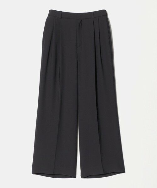 UNITED ARROWS / ユナイテッドアローズ スラックス・ドレスパンツ | ポリエステル 2タック ワイドパンツ ‐吸水速乾 帯電防止 接触冷感‐ | 詳細6