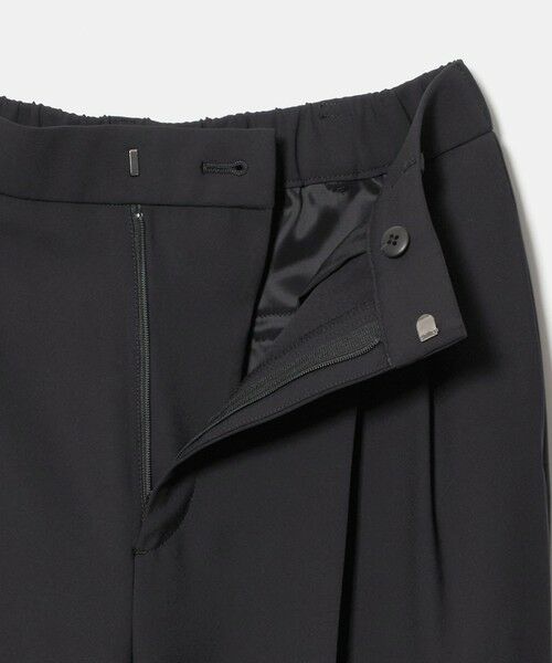 UNITED ARROWS / ユナイテッドアローズ スラックス・ドレスパンツ | ポリエステル 2タック ワイドパンツ ‐吸水速乾 帯電防止 接触冷感‐ | 詳細8
