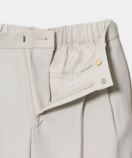 UNITED ARROWS / ユナイテッドアローズ スラックス・ドレスパンツ | ポリエステル 2タック ワイドパンツ ‐吸水速乾 帯電防止 接触冷感‐ | 詳細5