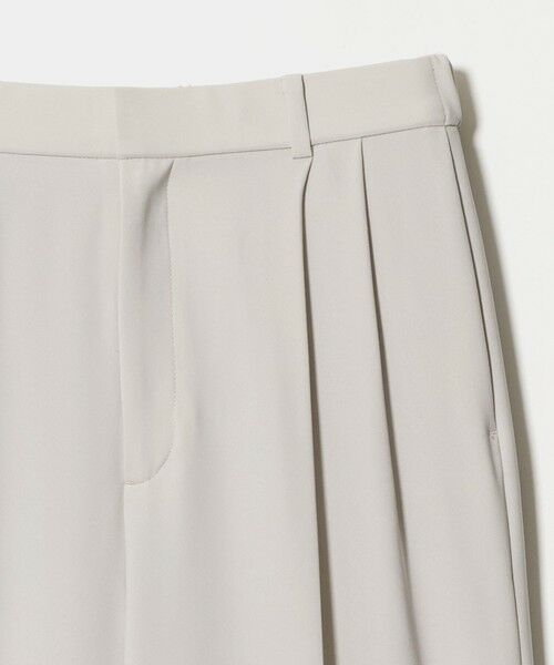 UNITED ARROWS / ユナイテッドアローズ スラックス・ドレスパンツ | ポリエステル 2タック ワイドパンツ ‐吸水速乾 帯電防止 接触冷感‐ | 詳細13