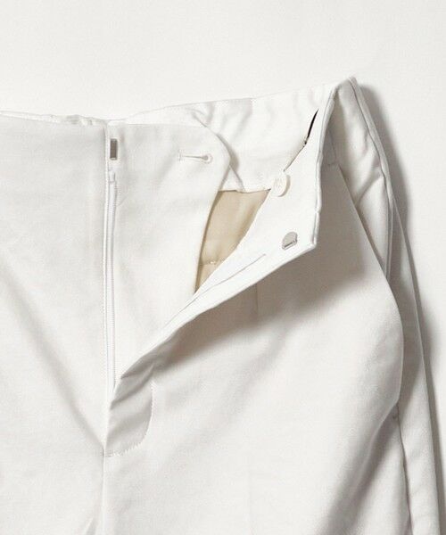 UNITED ARROWS / ユナイテッドアローズ スラックス・ドレスパンツ | シャイニー スリム パンツ OFF WHITE ‐ストレッチ ウォッシャブル‐ | 詳細13