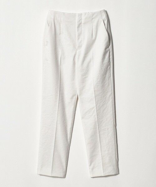 UNITED ARROWS / ユナイテッドアローズ スラックス・ドレスパンツ | シャイニー スリム パンツ OFF WHITE ‐ストレッチ ウォッシャブル‐（OFF WHITE）