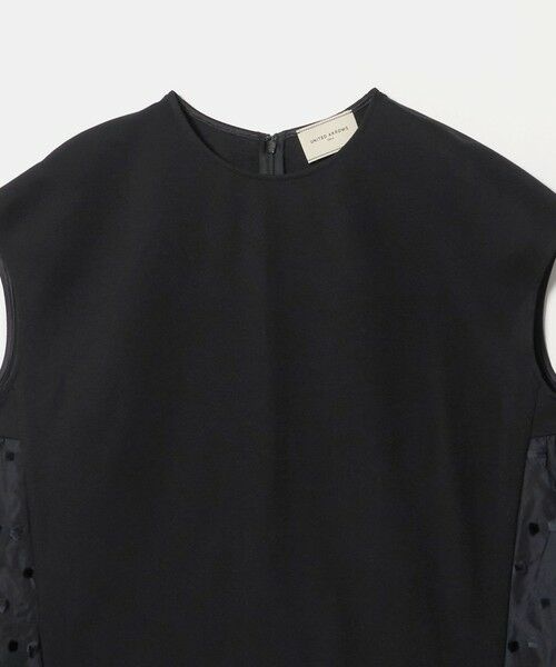 UNITED ARROWS / ユナイテッドアローズ シャツ・ブラウス | ドットリボン カットジャガード コンビ ブラウス ‐ウォッシャブル‐ | 詳細5