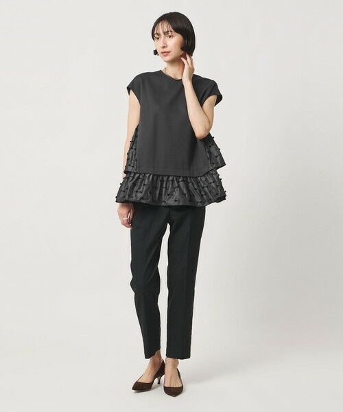 UNITED ARROWS / ユナイテッドアローズ シャツ・ブラウス | ドットリボン カットジャガード コンビ ブラウス ‐ウォッシャブル‐ | 詳細11