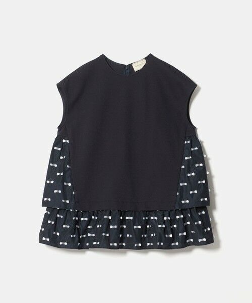 UNITED ARROWS / ユナイテッドアローズ シャツ・ブラウス | ドットリボン カットジャガード コンビ ブラウス ‐ウォッシャブル‐ | 詳細21