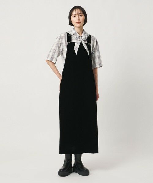 UNITED ARROWS / ユナイテッドアローズ シャツ・ブラウス | チェック スカーフ 5分袖 シャツ | 詳細4