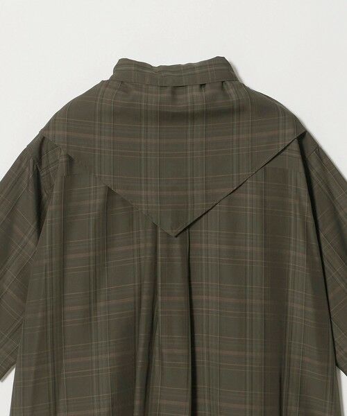 UNITED ARROWS / ユナイテッドアローズ シャツ・ブラウス | チェック スカーフ 5分袖 シャツ | 詳細21