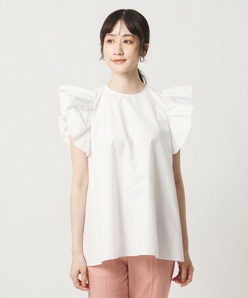 UNITED ARROWS / ユナイテッドアローズ シャツ・ブラウス | フリル スリーブ ブラウス | 詳細4