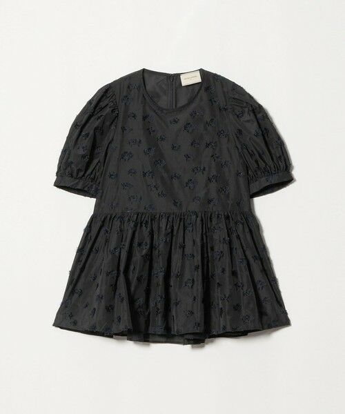 UNITED ARROWS / ユナイテッドアローズ シャツ・ブラウス | ブーケ カットジャガード ブラウス（BLACK）