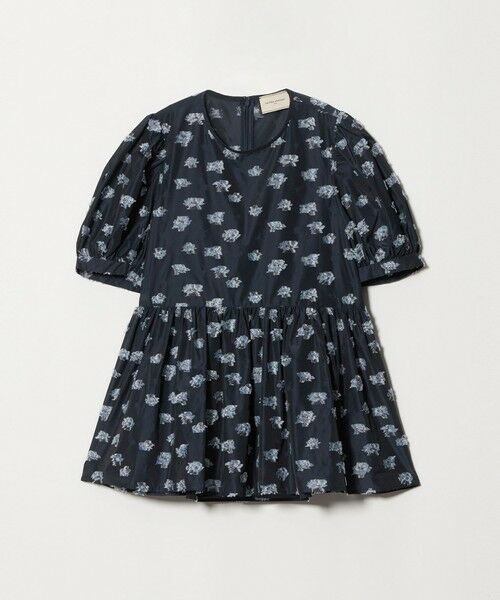 UNITED ARROWS / ユナイテッドアローズ シャツ・ブラウス | ブーケ カットジャガード ブラウス（NAVY）
