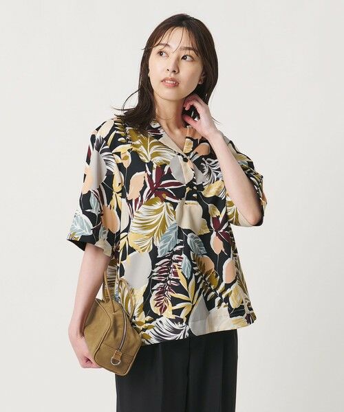 UNITED ARROWS / ユナイテッドアローズ シャツ・ブラウス | リーフ プリント シャツ | 詳細1