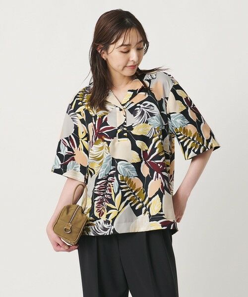 UNITED ARROWS / ユナイテッドアローズ シャツ・ブラウス | リーフ プリント シャツ | 詳細2