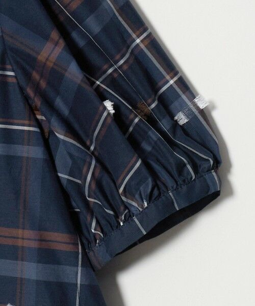 UNITED ARROWS / ユナイテッドアローズ シャツ・ブラウス | チェック リボン カットジャガード ブラウス | 詳細15