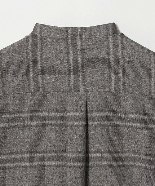 UNITED ARROWS / ユナイテッドアローズ シャツ・ブラウス | チェック バンドカラー フレンチスリーブ シャツ ‐ウォッシャブル‐ | 詳細18