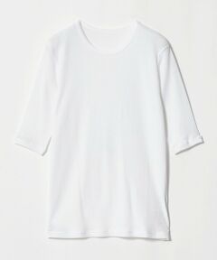 UNITED ARROWS / ユナイテッドアローズ カットソー | コットン テレコ 5分袖 カットソー