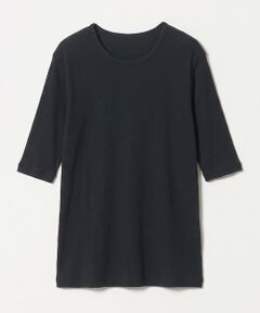 UNITED ARROWS / ユナイテッドアローズ カットソー | コットン テレコ 5分袖 カットソー
