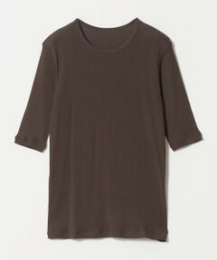 UNITED ARROWS / ユナイテッドアローズ カットソー | コットン テレコ 5分袖 カットソー