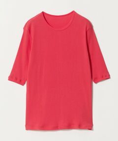 UNITED ARROWS / ユナイテッドアローズ カットソー | コットン テレコ 5分袖 カットソー