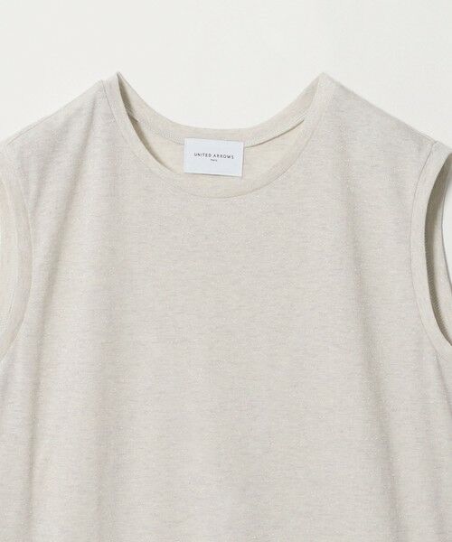 UNITED ARROWS / ユナイテッドアローズ カットソー | ラメ テンジク ノースリーブ カットソー | 詳細8