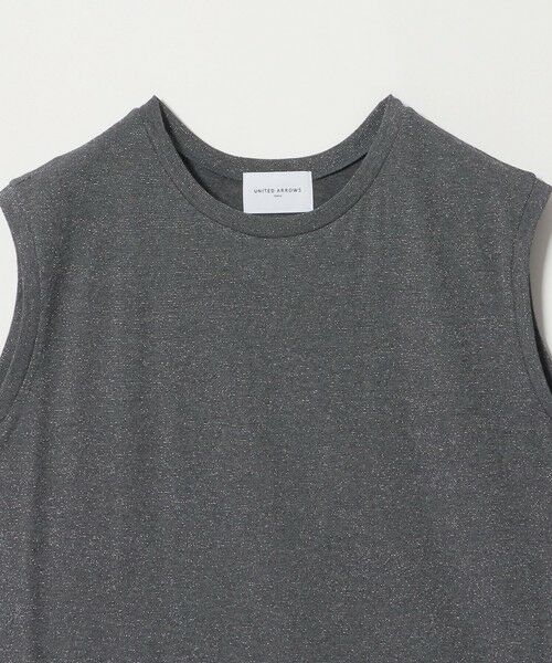 UNITED ARROWS / ユナイテッドアローズ カットソー | ラメ テンジク ノースリーブ カットソー | 詳細10