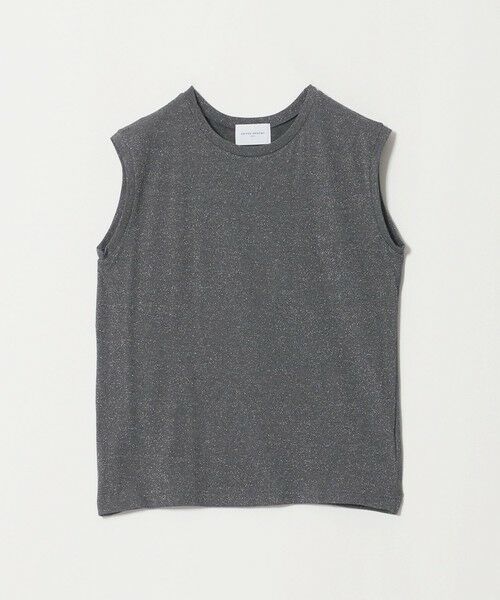 UNITED ARROWS / ユナイテッドアローズ カットソー | ラメ テンジク ノースリーブ カットソー（DK.GRAY）