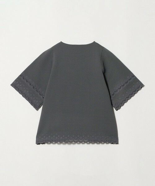 UNITED ARROWS / ユナイテッドアローズ ニット・セーター | カットワーク スカラップ プルオーバー ニット ‐ウォッシャブル‐ | 詳細3