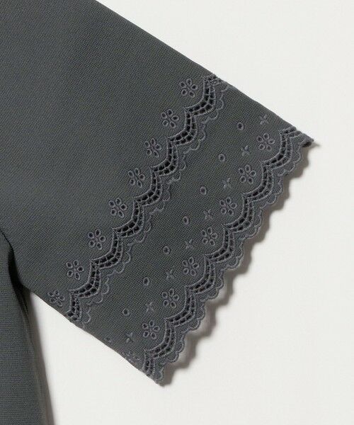 UNITED ARROWS / ユナイテッドアローズ ニット・セーター | カットワーク スカラップ プルオーバー ニット ‐ウォッシャブル‐ | 詳細5