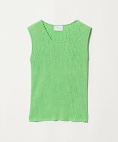 UNITED ARROWS / ユナイテッドアローズ ニット・セーター | ノースリーブ カラー ニット ‐ウォッシャブル‐