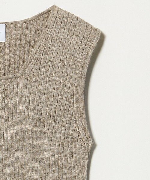 UNITED ARROWS / ユナイテッドアローズ ニット・セーター | ノースリーブ カラー ニット ‐ウォッシャブル‐ | 詳細3