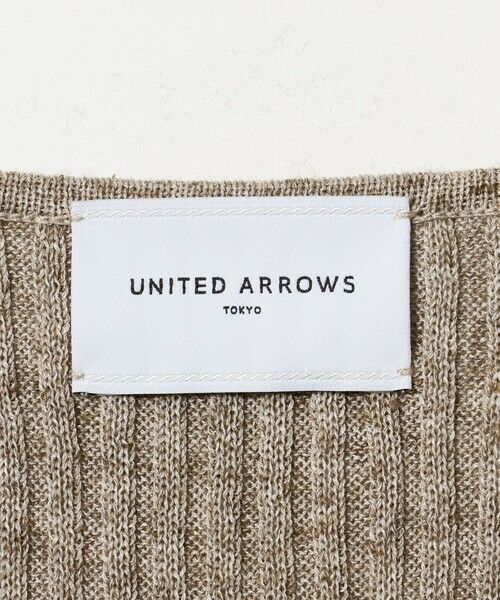 UNITED ARROWS / ユナイテッドアローズ ニット・セーター | ノースリーブ カラー ニット ‐ウォッシャブル‐ | 詳細5