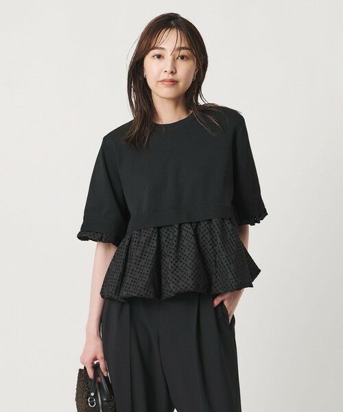 UNITED ARROWS / ユナイテッドアローズ ニット・セーター | カットワーク バルーン シルエット ニット ‐ウォッシャブル‐ | 詳細1