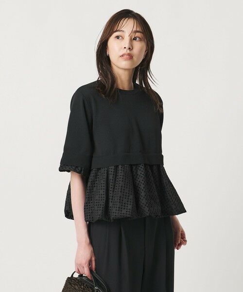 UNITED ARROWS / ユナイテッドアローズ ニット・セーター | カットワーク バルーン シルエット ニット ‐ウォッシャブル‐ | 詳細2