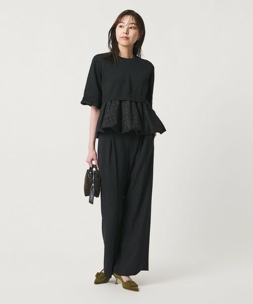 UNITED ARROWS / ユナイテッドアローズ ニット・セーター | カットワーク バルーン シルエット ニット ‐ウォッシャブル‐ | 詳細4
