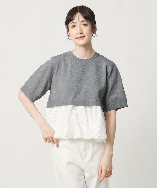 UNITED ARROWS / ユナイテッドアローズ ニット・セーター | カットワーク バルーン シルエット ニット ‐ウォッシャブル‐ | 詳細11