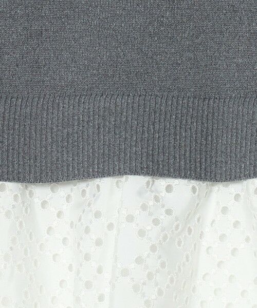 UNITED ARROWS / ユナイテッドアローズ ニット・セーター | カットワーク バルーン シルエット ニット ‐ウォッシャブル‐ | 詳細15