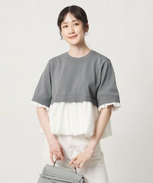UNITED ARROWS / ユナイテッドアローズ ニット・セーター | カットワーク バルーン シルエット ニット ‐ウォッシャブル‐ | 詳細8